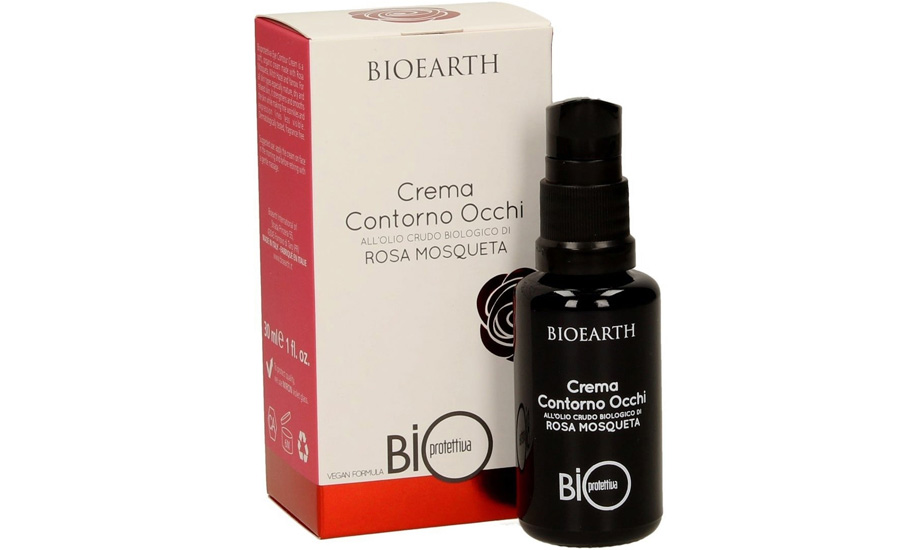 Крем під очі Bioearth із олією чилійської троянди та молочною кислотою