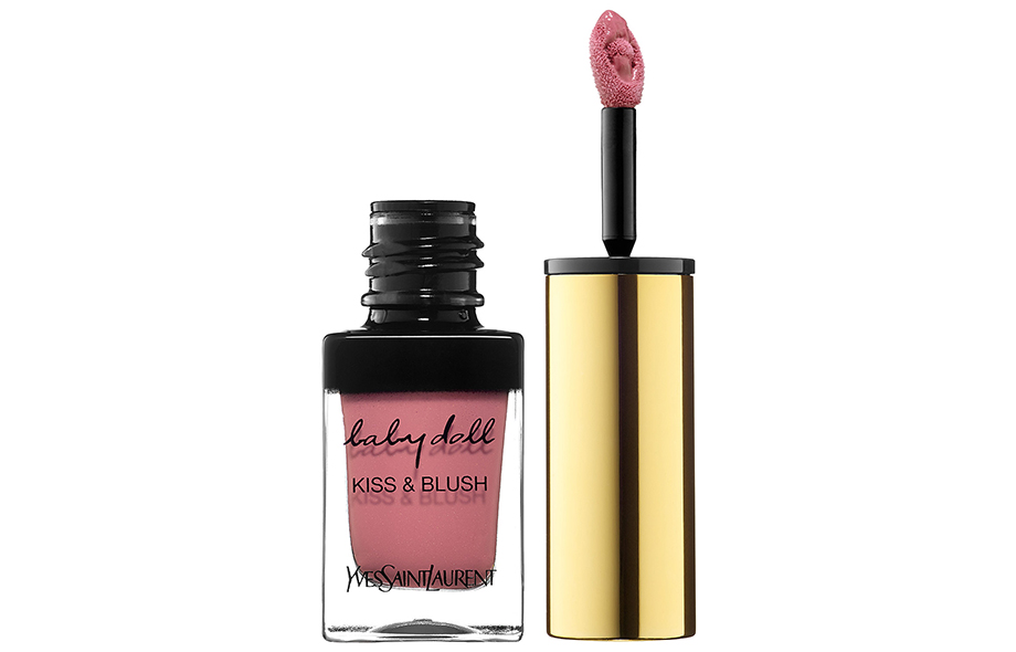 Мусс-тинт для губ и щек YSL Baby Doll Kiss&Blush в оттенке Rose Epicurien, sephora.com, $40