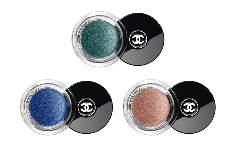 Пигменты Illusion d’Ombre Limited Edition в оттенках Ocean Light, Griffith Green, Moonlight Pink, chanel.com, $36