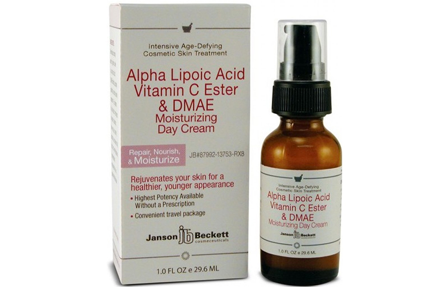 Дневной крем Alpha Lipoic Day Cream, Janson Beckett. Увлажняющий дневной крем с ударной дозой антиоксидантов – альфа-липоевой кислотой и витамином С. Skinstore.com, $34