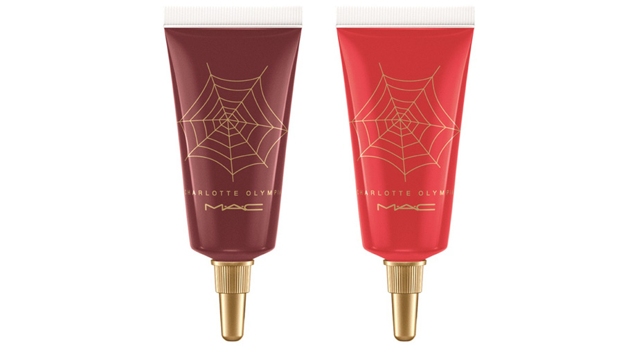 Крем для губ MAC Charlotte Olympia Lip Mix в оттенках Red primary red, Crimson dark blackened red, $16