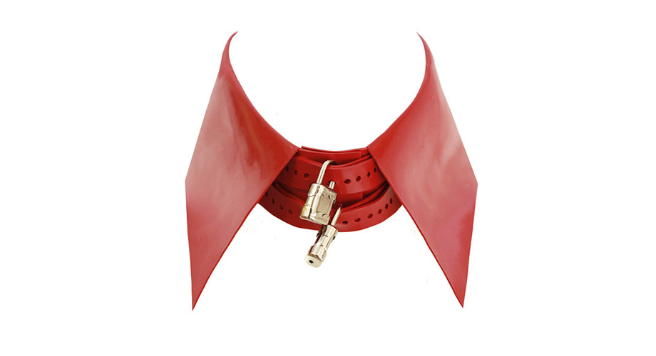 Bondage Collar with Padlock