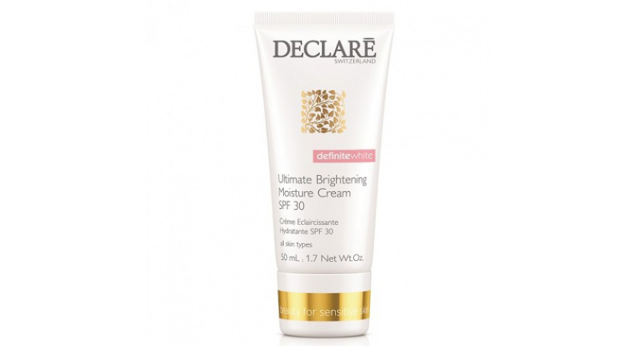 Увлажняющий крем Ultimate Brightening Moisture Cream SPF 30, Declare. Защищает кожу от действия свободных радикалов и УФ-излучения, эффективно увлажняет. Medissacare.com.ua, 1033 грн