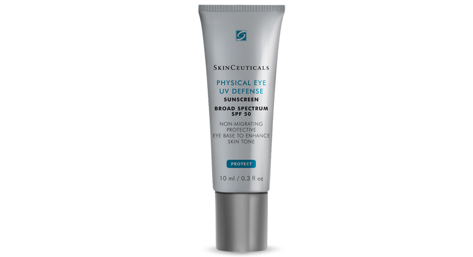 Physical Eye UV Defense Sunscreen Broad Spectrum SPF 50, SkinCeuticals. Dermstore.com, $30