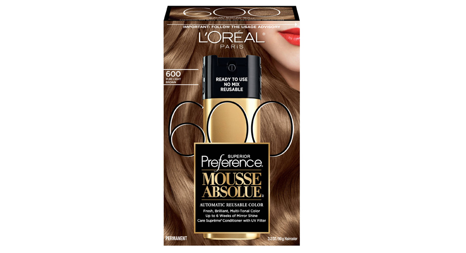 Мусс-краска для волос Mousse Absolue Hair Color, L’Oreal. Еще одно средство для окрашивания волос в домашних условиях, которое полюбили за максимальное удобство применения. Target.com, $12