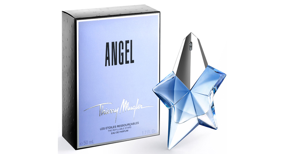 Аромат Angel, Thierry Mugler. Суперуспешный аромат с нотами ванили, который стал современной классикой. Sisters.com.ua, 910 грн за 25 мл.