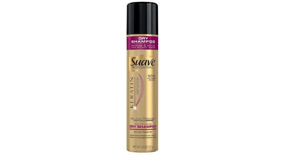 Keratin Infusion Color Care Dry Shampoo, Suave Professionals. Amazon.com, $10