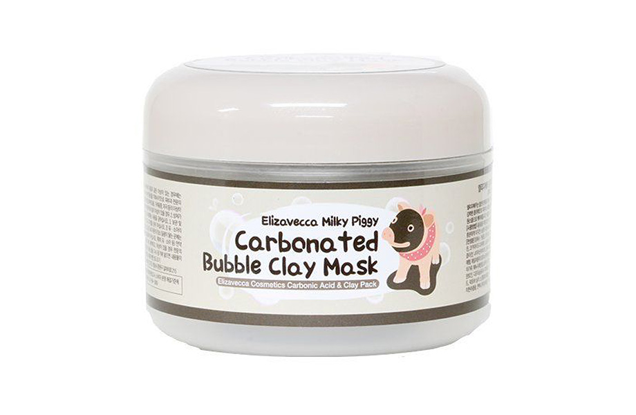 Очищающая кислородная маска Milky Piggy Carbonated Bubble Clay Mask, Elizavecca. Один из самых популярных и продаваемых корейских продуктов красоты. Мягко очищает кожу, улучшает микроциркуляцию крови, освежает. $10,35