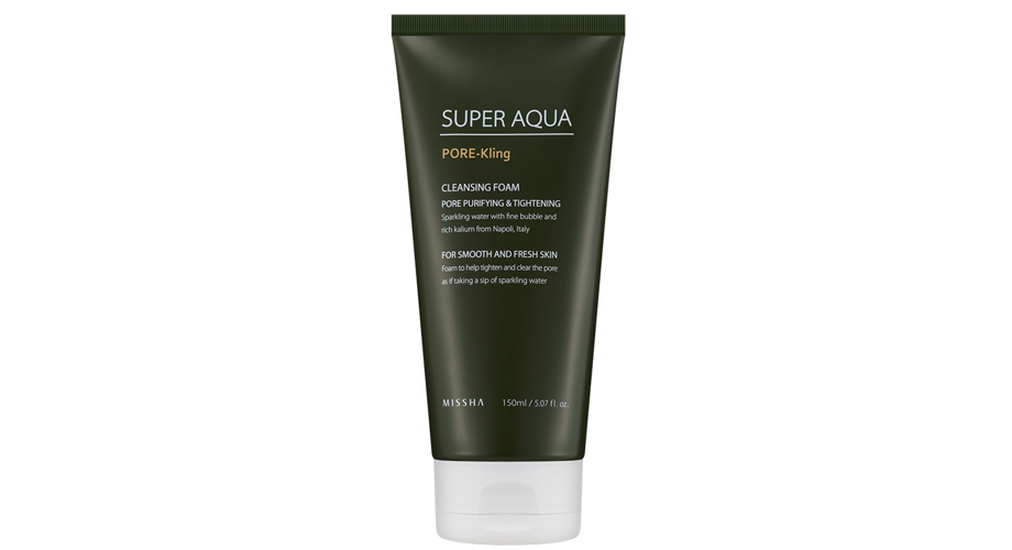 Пена для глубокого очищения и сужения пор Super Aqua Pore-Kling, Missha. Isei.com.ua, 340 грн.