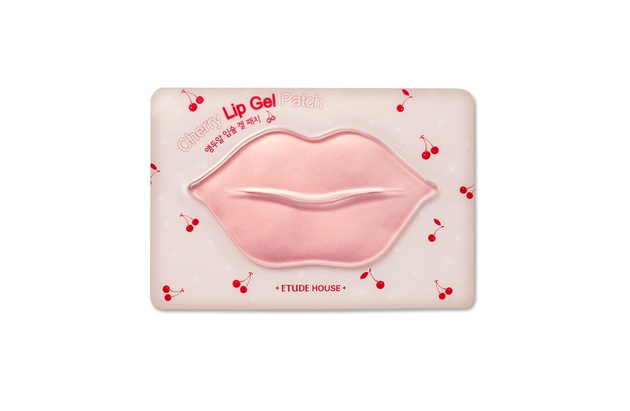 Cherry Lip Gel Patch, Etude House. Разглаживают губы и делают их удивительно мягкими. Помада после них наносится идеально! Amazon.com, $6,99