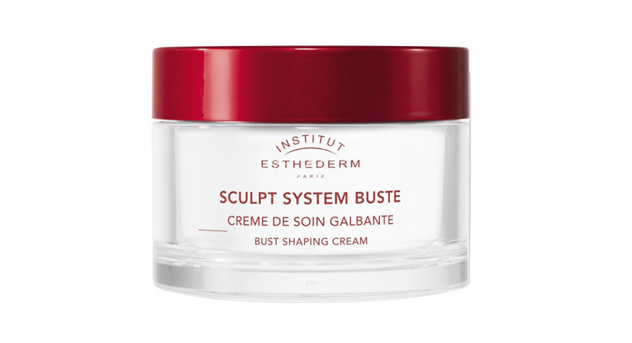 Моделирующий крем для бюста Institut Esthederm Crème de Soin Galbante Sculpt System с олигосахаридами папируса, биодоступным органическим кремнием и протеинами пшеницы