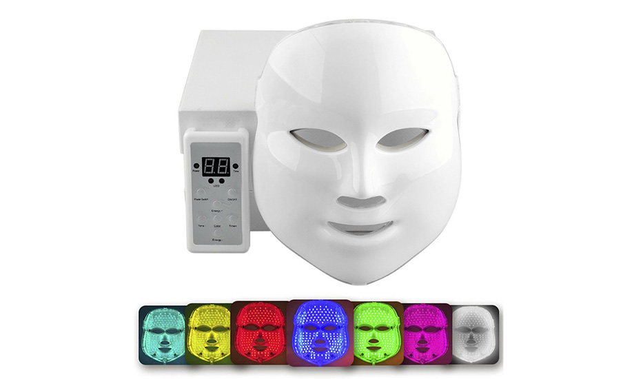 Skincareguys 7 Color Lights LED Photon Therapy Mask
