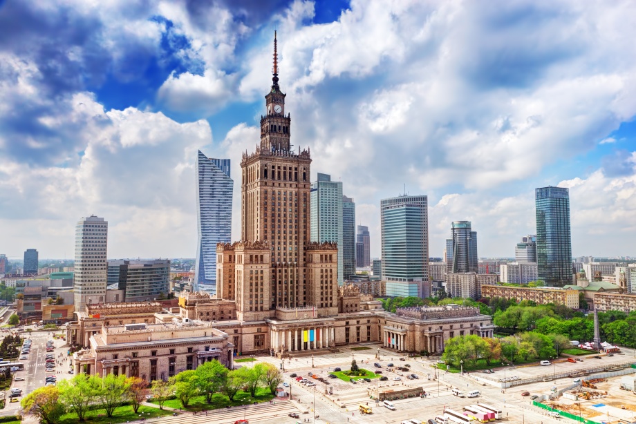 Варшава Дворец культуры и науки