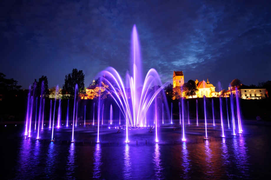 Парк фонтанов в Варшаве