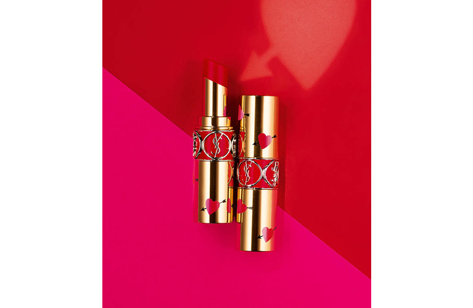 YSL, Rouge Volupte Shine Lipstick & Touche Eclat Valentine's Day