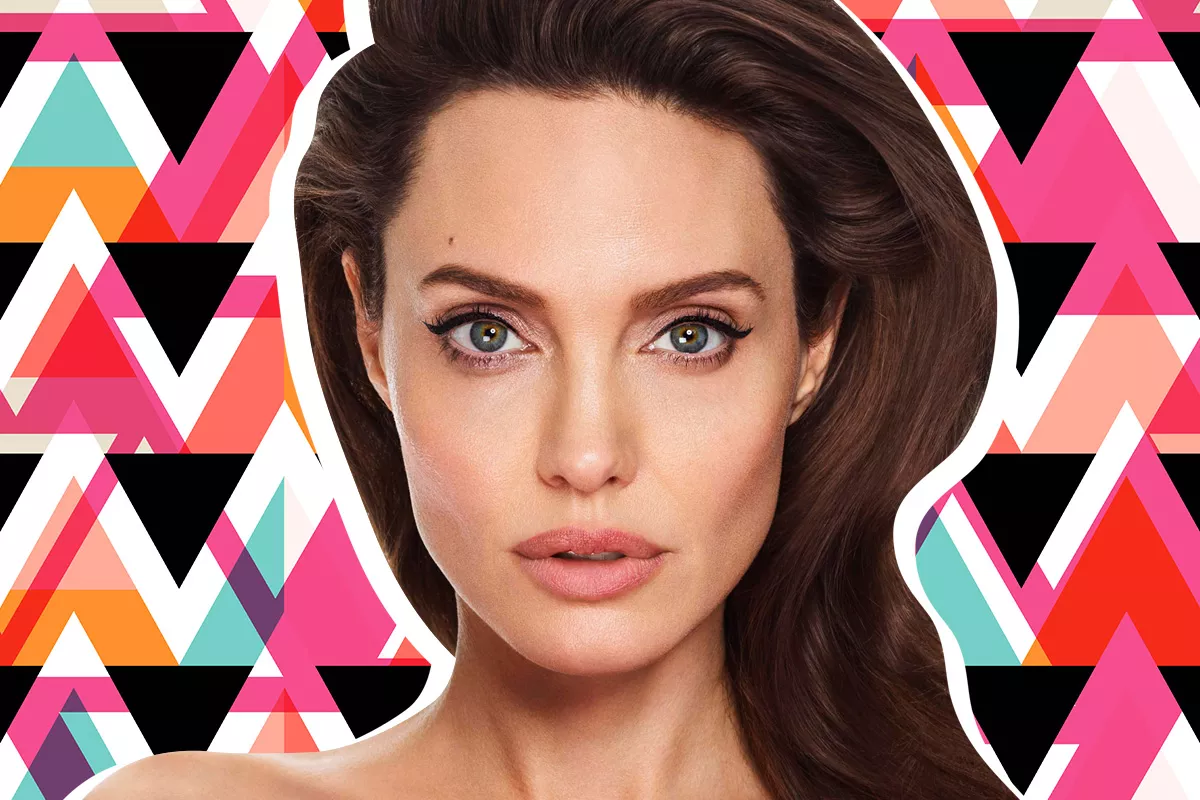 самые модные аксессуары для волос - Анджелина Джоли