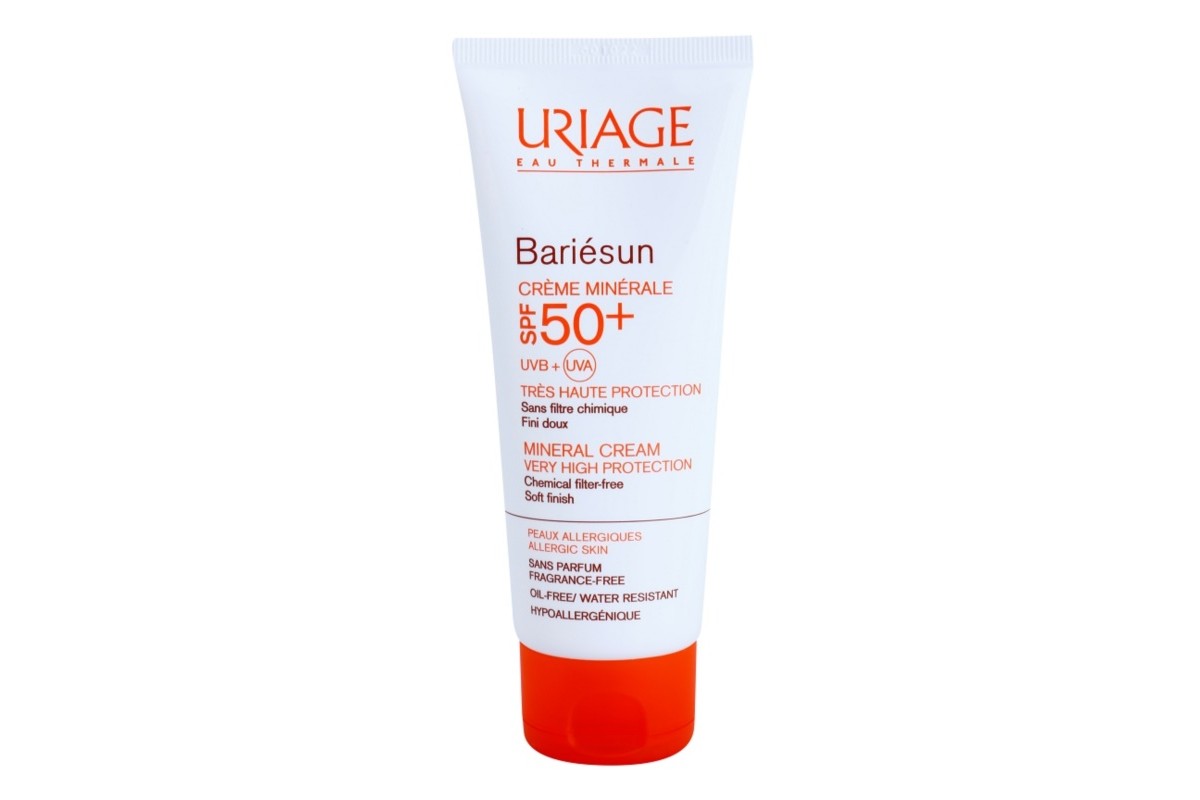 Солнцезащитная косметика для беременных Uriage Bariesun Mineral Cream Very High Protection SPF 50+