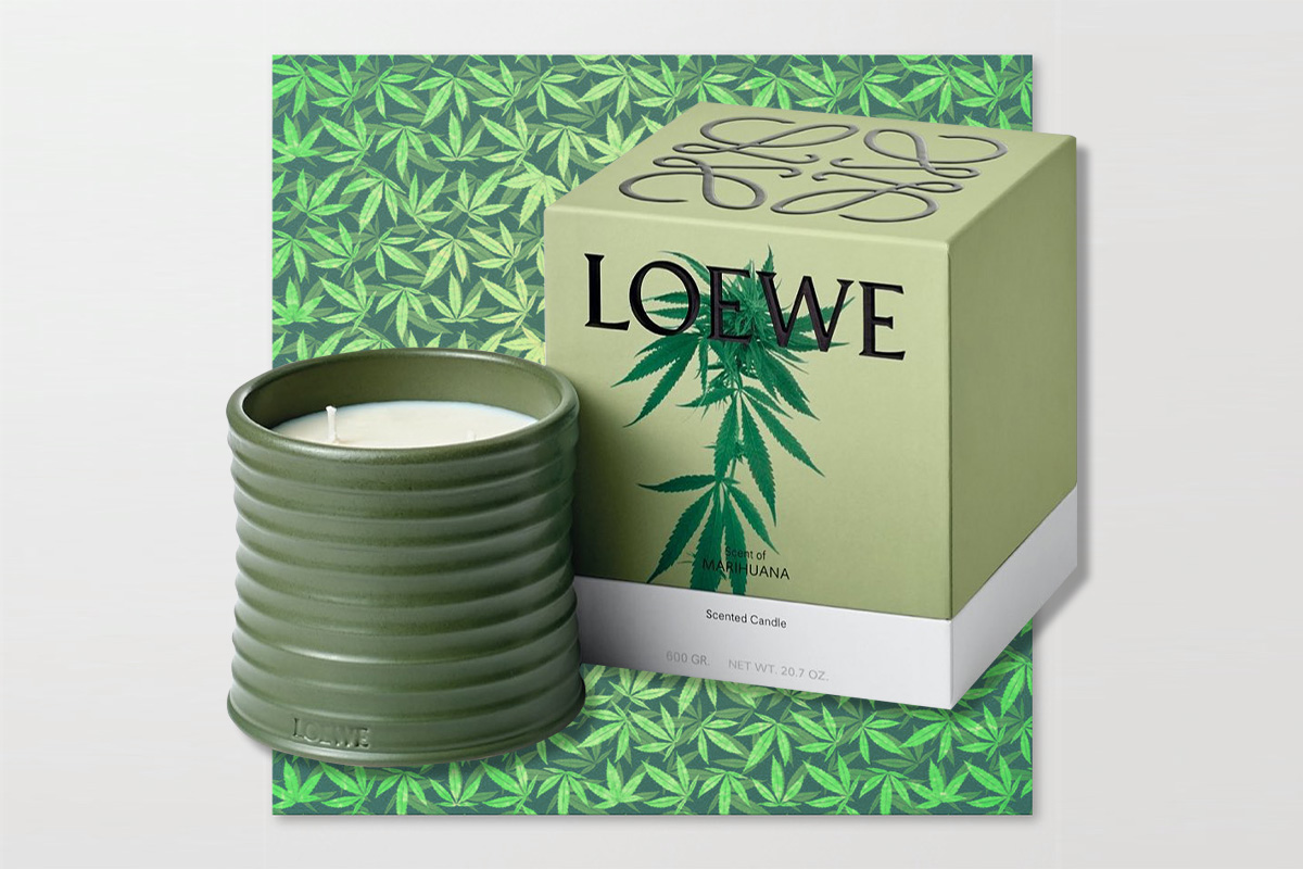 Loewe анонсировал выход свечи с ароматом марихуаны