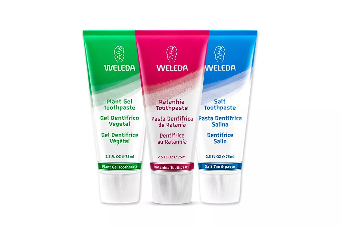 Weleda, Plant-Rich Toothpaste 3-Piece Set