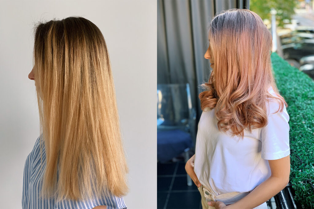 Особистий досвід: фарбування волосся в трендовий відтінок Rose Gold барвниками Mydentity