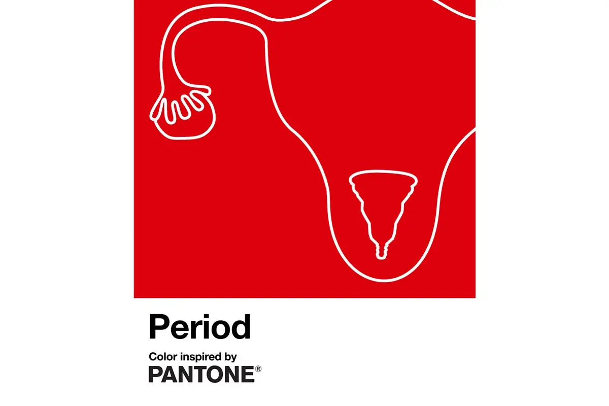 Встречайте, новый оттенок от Pantone в цвете «Менструация»
