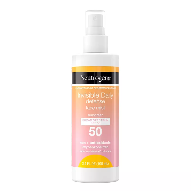Neutrogena Invisible Daily Defense Sunscreen Face Mist SPF 50