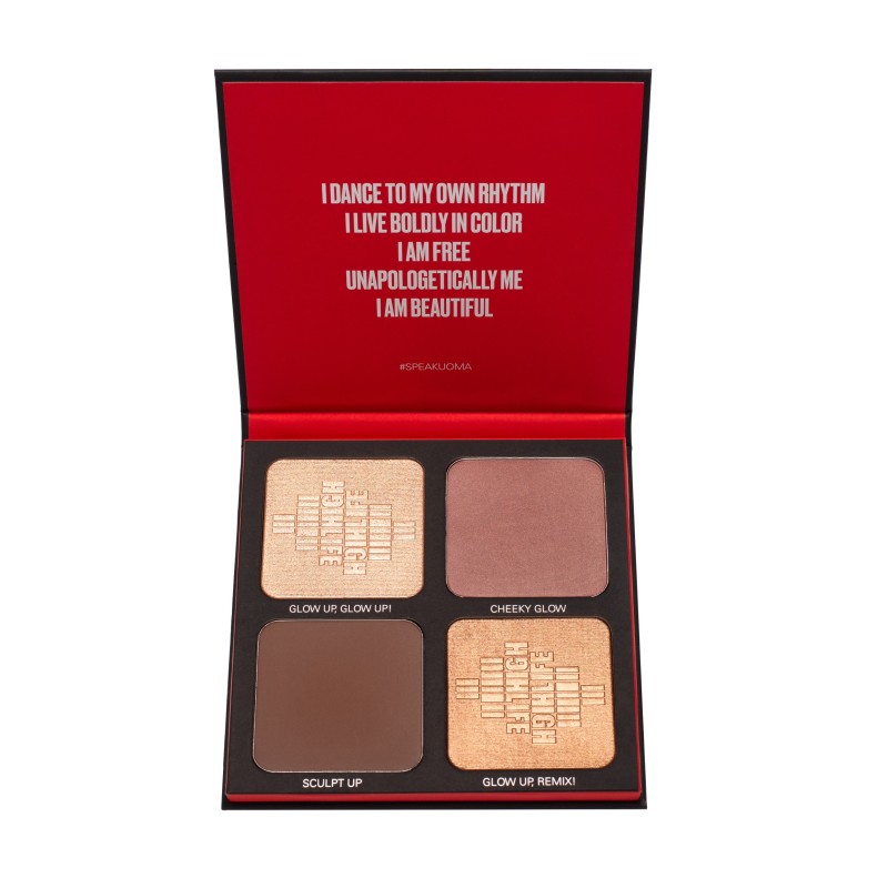 Uoma Beauty High Life Highlighting & Contour Face Palette