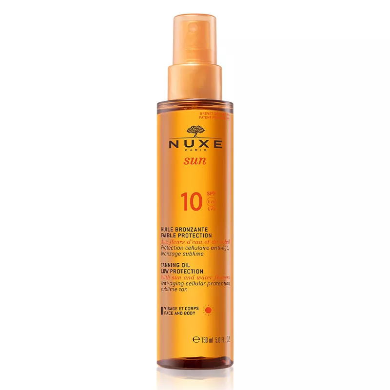 Nuxe, Sun Tanning Oil Low Protection SPF 10