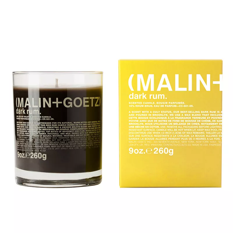 Malin + Goetz, Dark Rum Candle