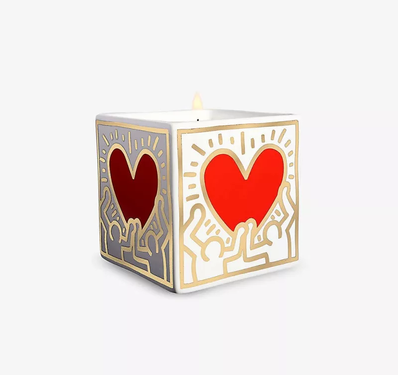 Ligne Blanche Keith Haring Red on White Scented Candle