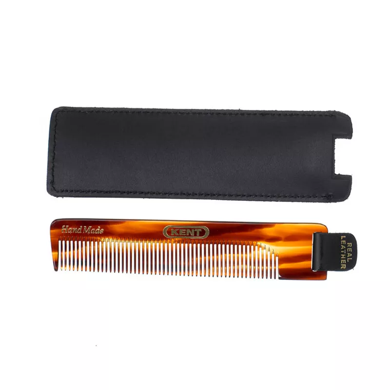 Kent Brushes, Handmade Comb With Leather Tab