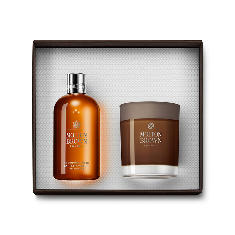 Molton Brown, Re-charge Black Pepper Shower Gel & Candle Gift Set