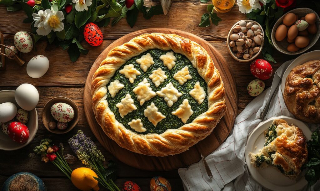 Великодні рецепти: великодній пиріг зі шпинатом та яйцями (torta pasquale)
