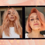 Персиковый цвет волос: 10 идей для трендового окрашивания