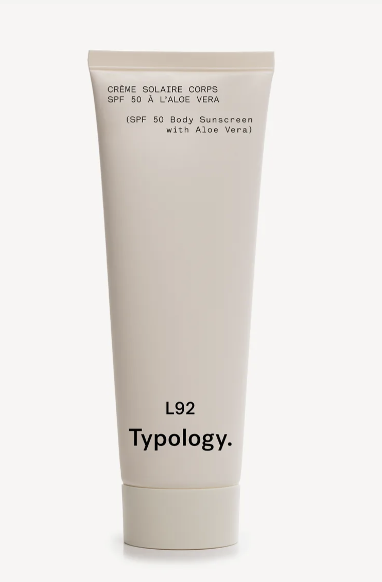 Typology Crème Solaire Corps SPF 50 à l’aloe vera 