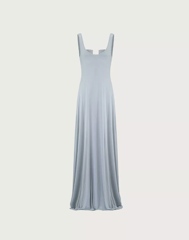 Bevza blue silk dress
