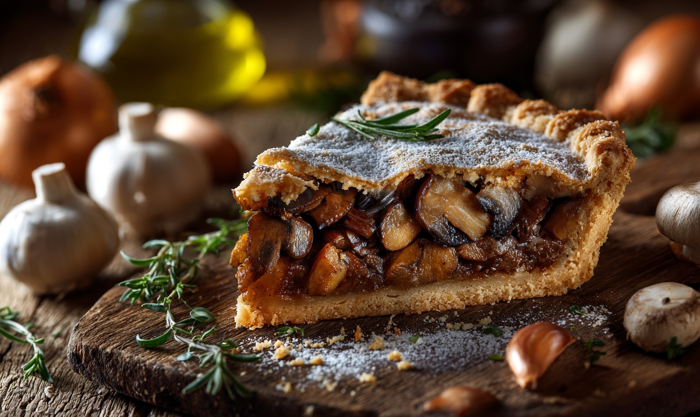 Пісний пиріг із грибами рецепт, рецепти пісних страв на Святвечір