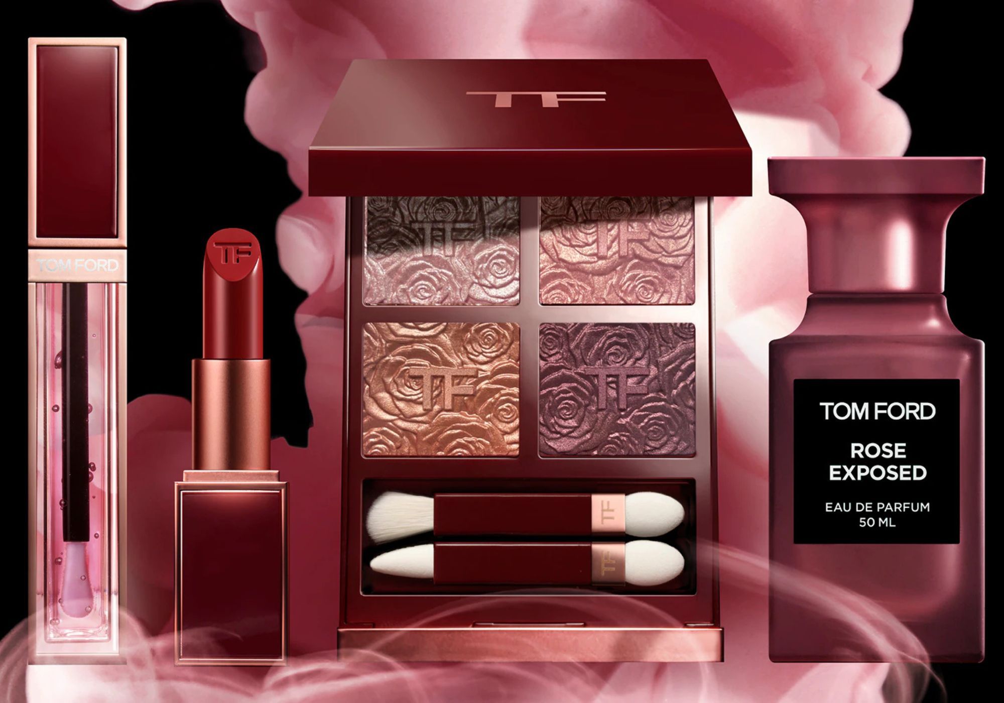 Tom Ford Rose Exposed Makeup Collection Valentine’s Day 2025