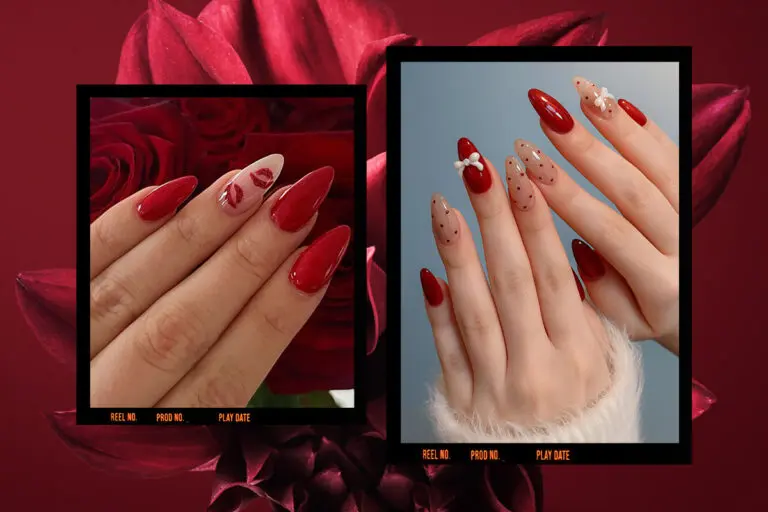 Маникюр к 14 февраля: 10 стильных идей для романтического настроения