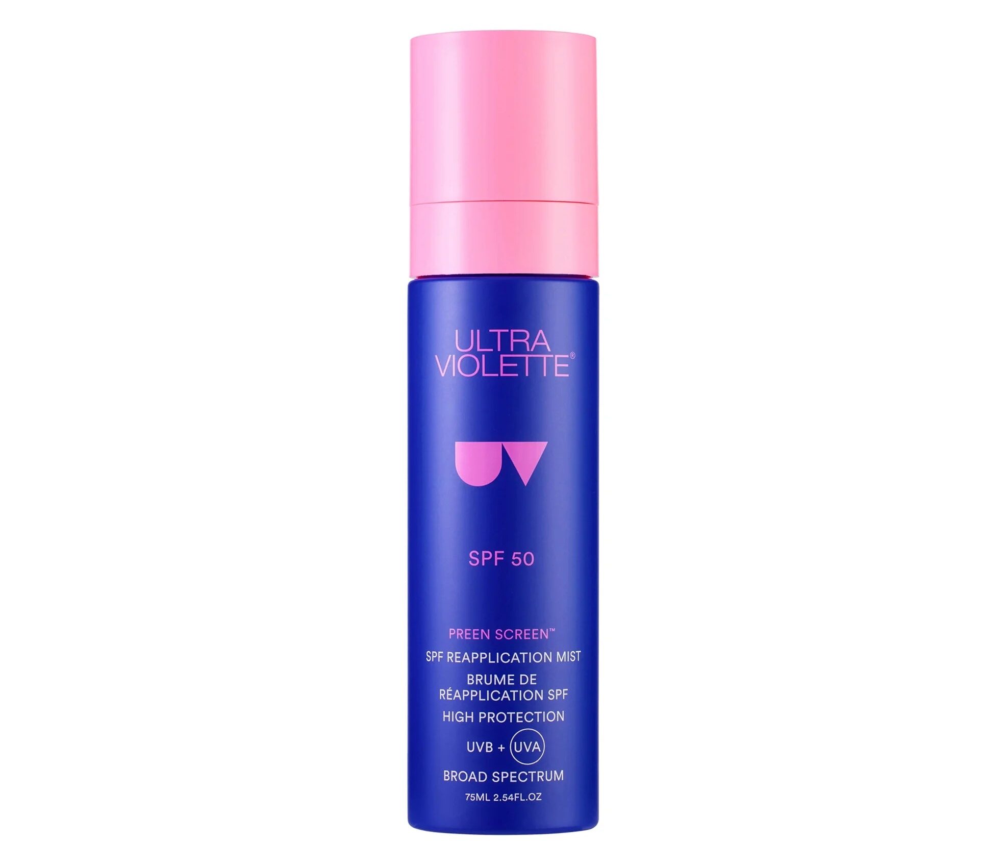 Ultra Violette Preen Screen SPF 50+ Reapplication Mist