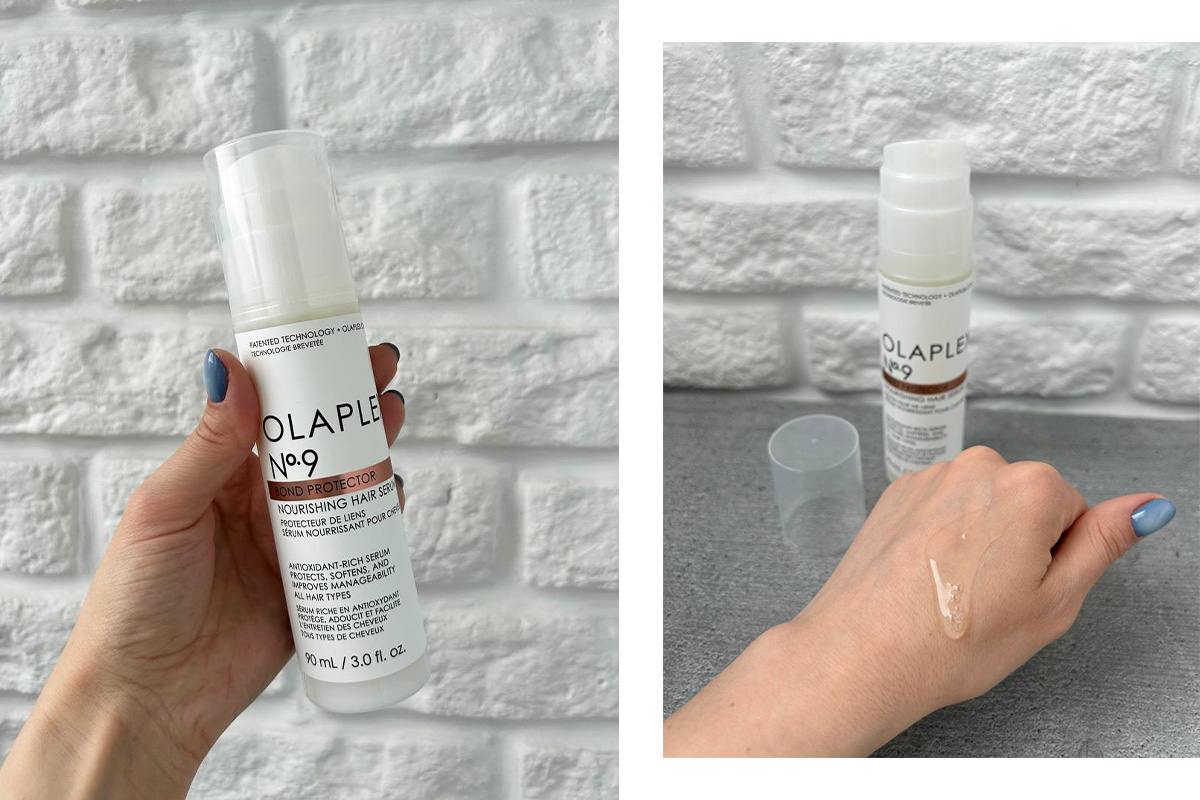 відгук редактора про сироватка для волосся №9 Bond Protector Nourishing Hair Serum від Olaplex 