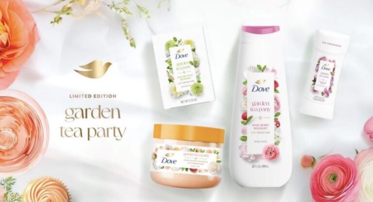 Dove представили обмежену колекцію засобів для тіла Garden Tea Party