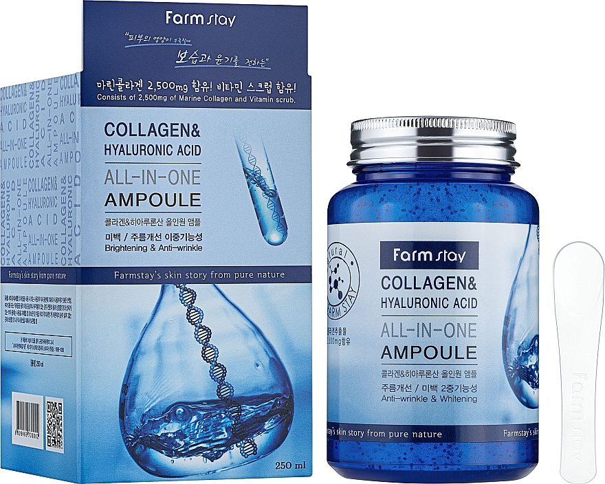 FarmStay Collagen & Hyaluronic Acid All-in-One Ampoule
