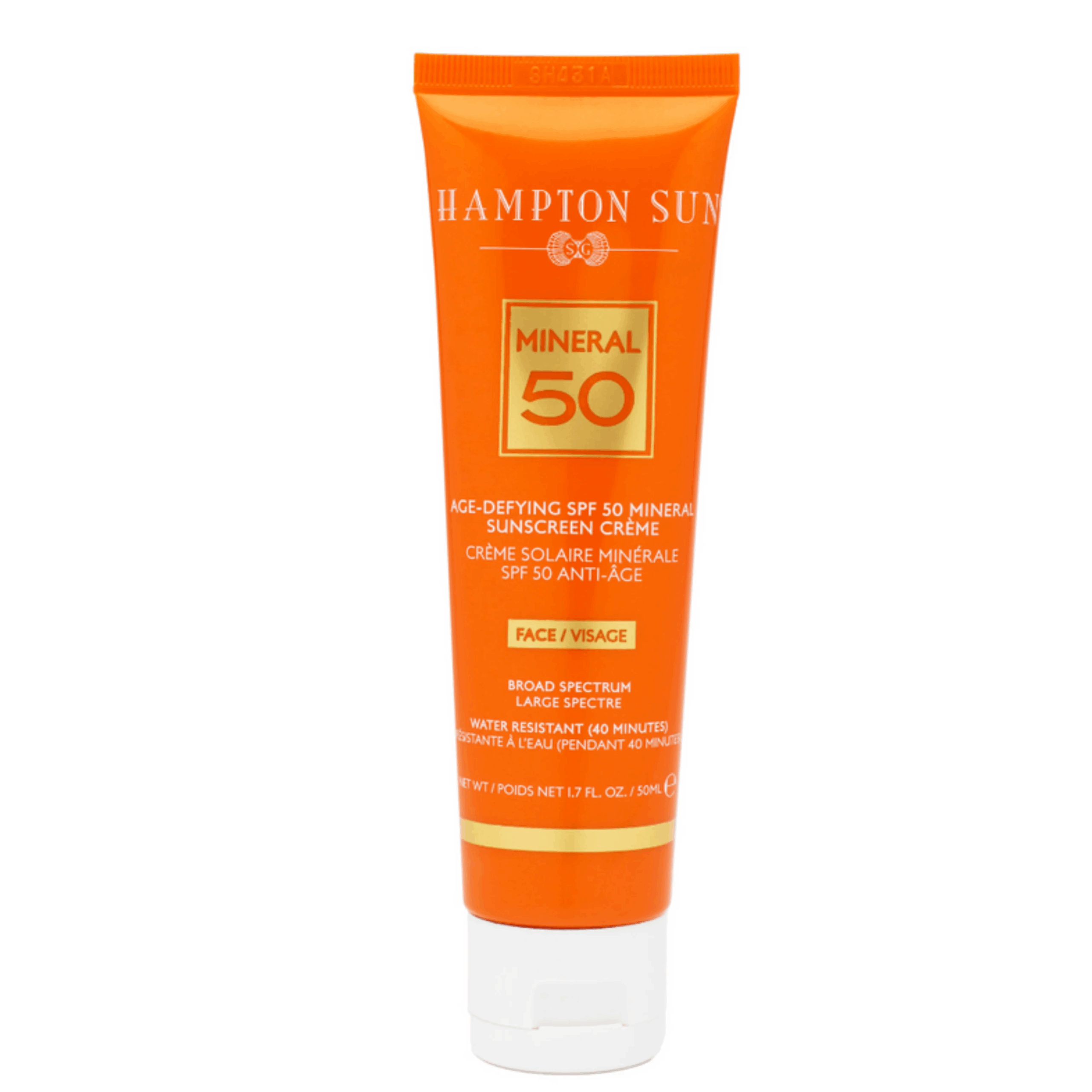 Age Defying SPF 50 Mineral Crème for Face від Hampton Sun