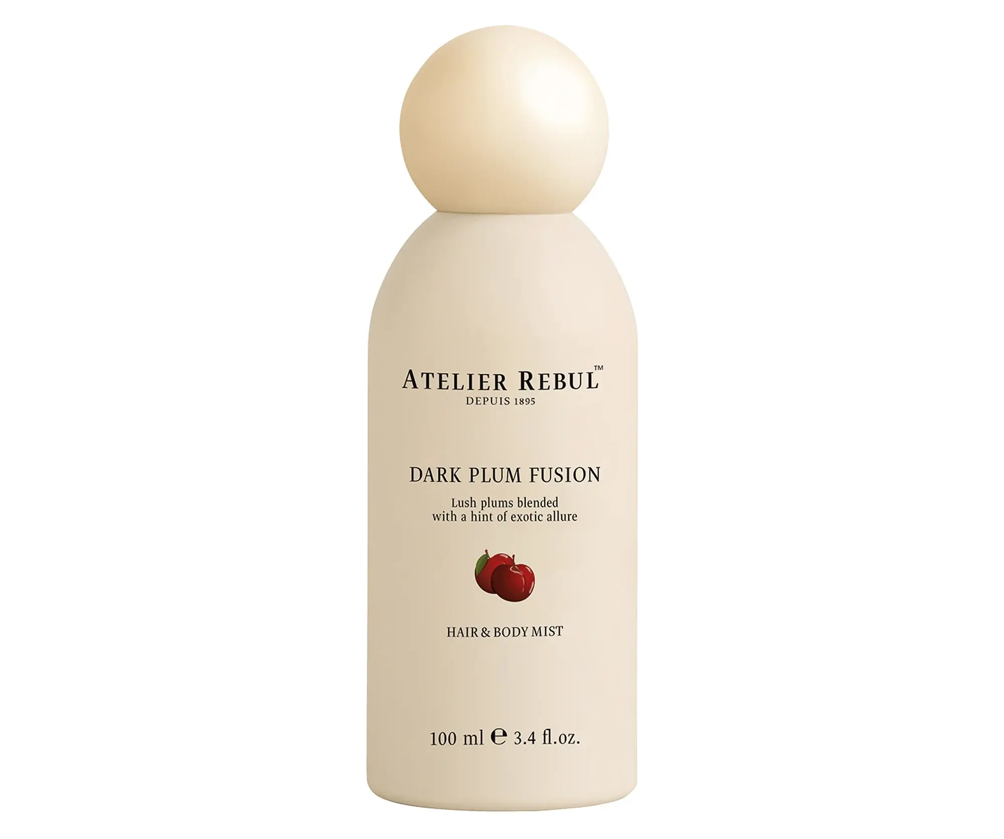 Atelier Rebul, Dark Plum Fusion Brume pour cheveux et corps 