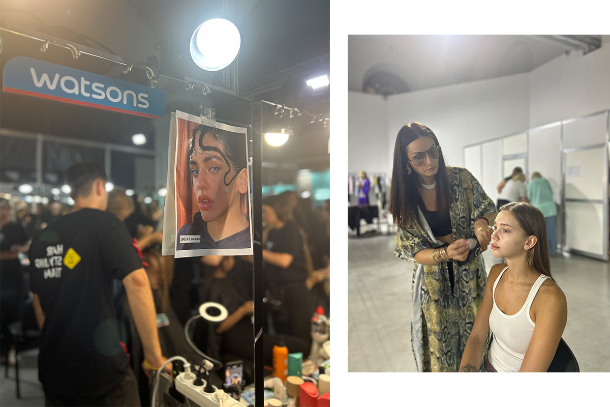 Анна Воєводіна, головна візажистка Ukrainian Fashion Week