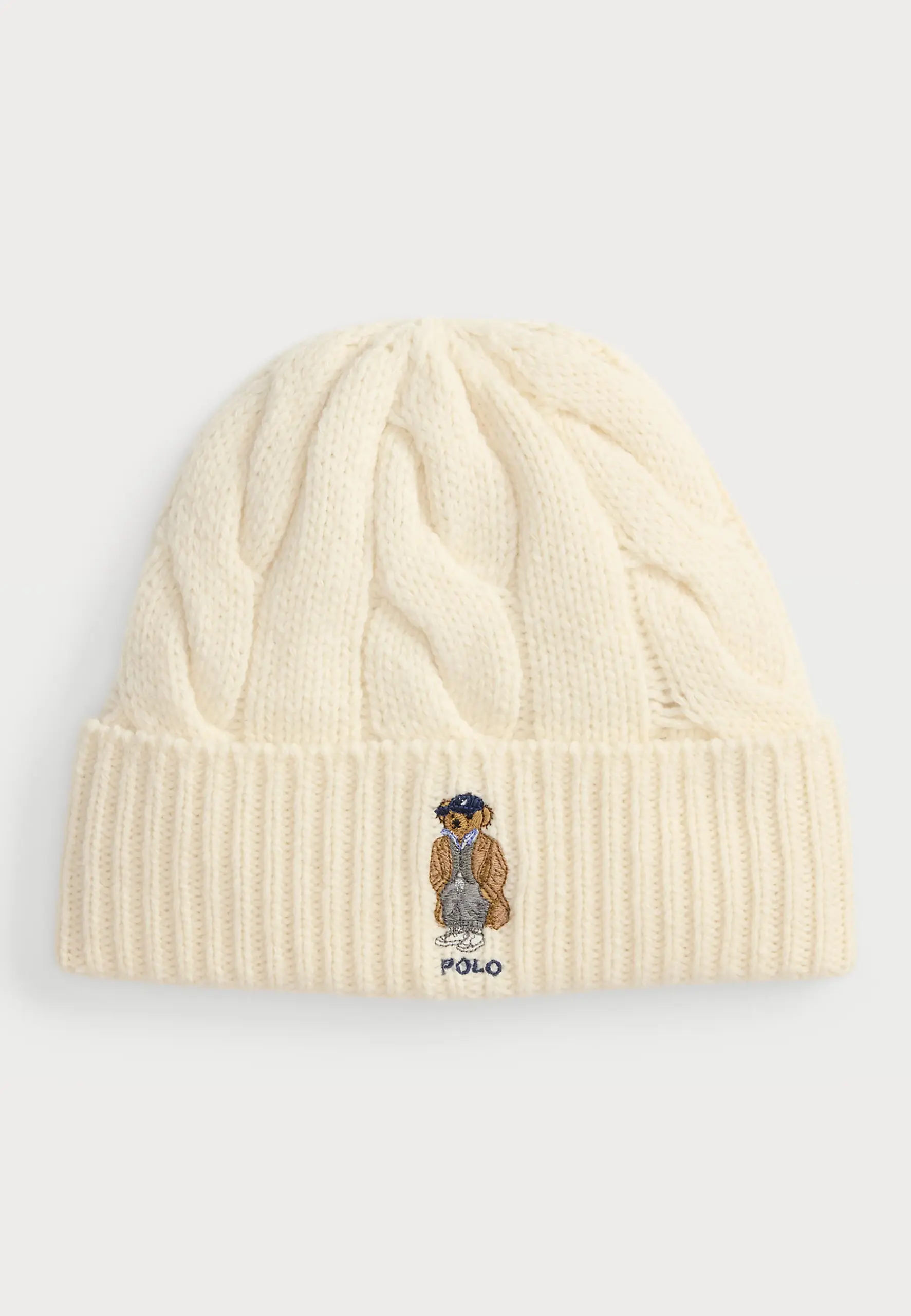 Polo Ralph Lauren, Polo Bear Cable Wool Blend Beanie