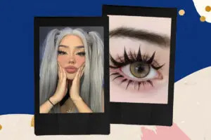 Кукольный взгляд – наращивание ресниц с эффектом «аниме» и впечатляющий макияж