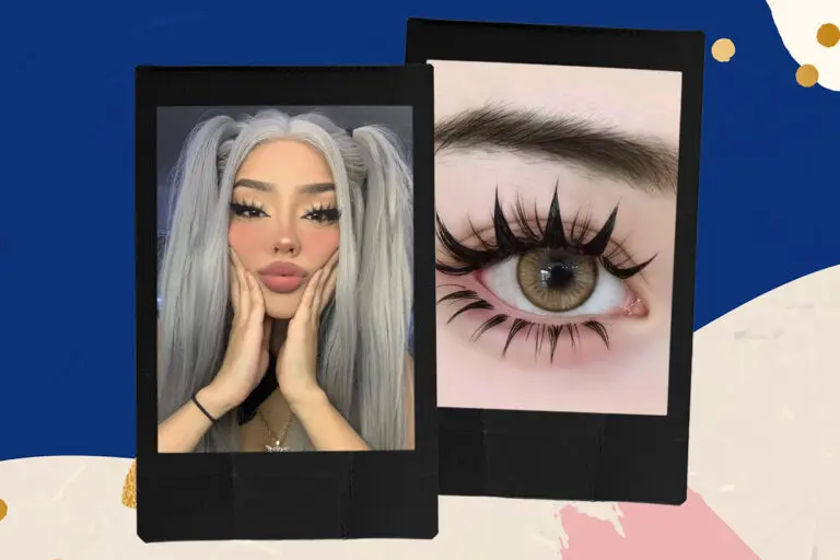 Кукольный взгляд – наращивание ресниц с эффектом «аниме» и впечатляющий макияж