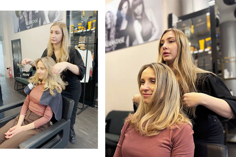 укладка на браш